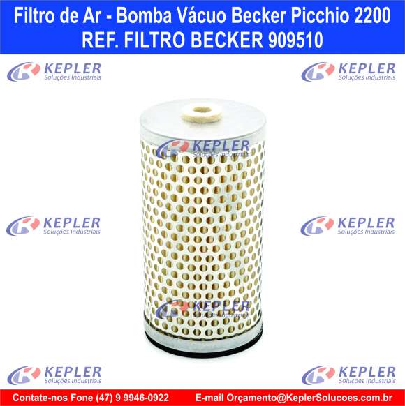 Filtro de Ar - Bomba Vácuo Becker / 909510
